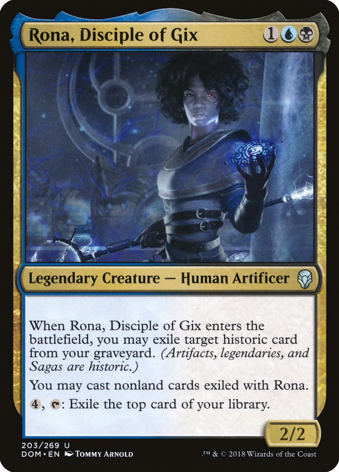 Rona, Disciple of Gix - (Foil): Dominaria