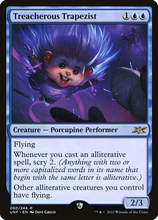 Treacherous Trapezist - (Foil): Unfinity