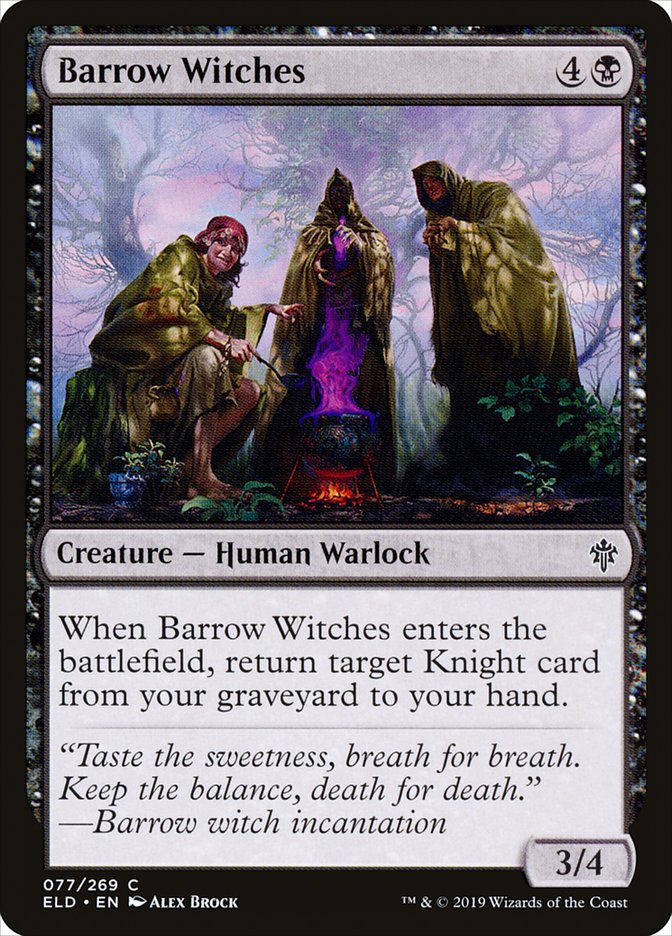 Barrow Witches - (Foil): Throne of Eldraine