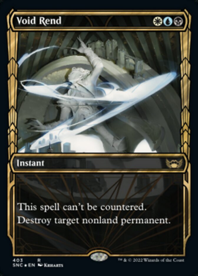 Void Rend (Showcase) (Gilded Foil) - (Foil): Streets of New Capenna