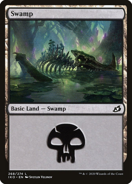 Swamp (#268) - (Foil): Ikoria: Lair of Behemoths