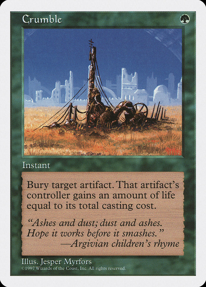 Crumble: Fifth Edition