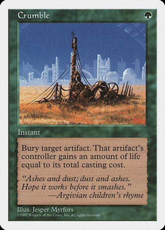 Crumble: Fifth Edition