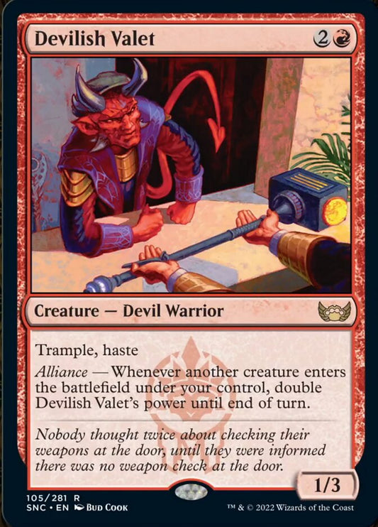 Devilish Valet - (Foil): Streets of New Capenna
