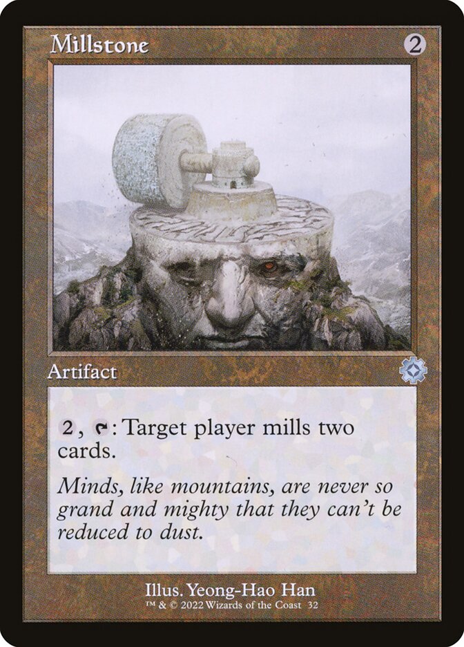 Millstone (#032) (Retro Frame) - (Foil): The Brothers' War Retro Artifacts