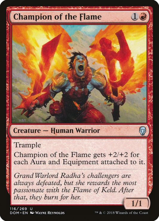 Champion of the Flame - (Foil): Dominaria