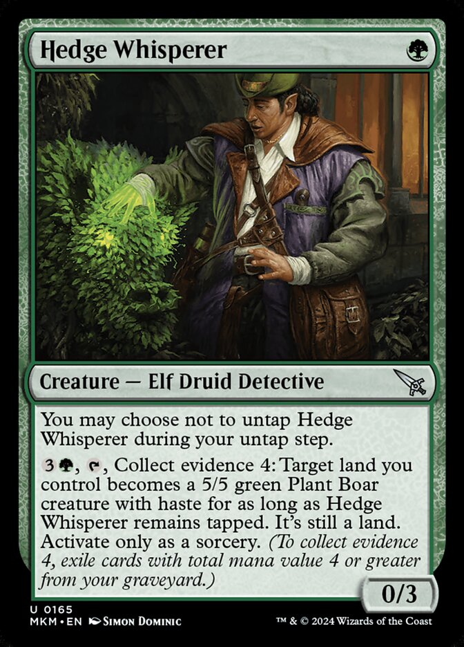 Hedge Whisperer - (Foil): Murders at Karlov Manor