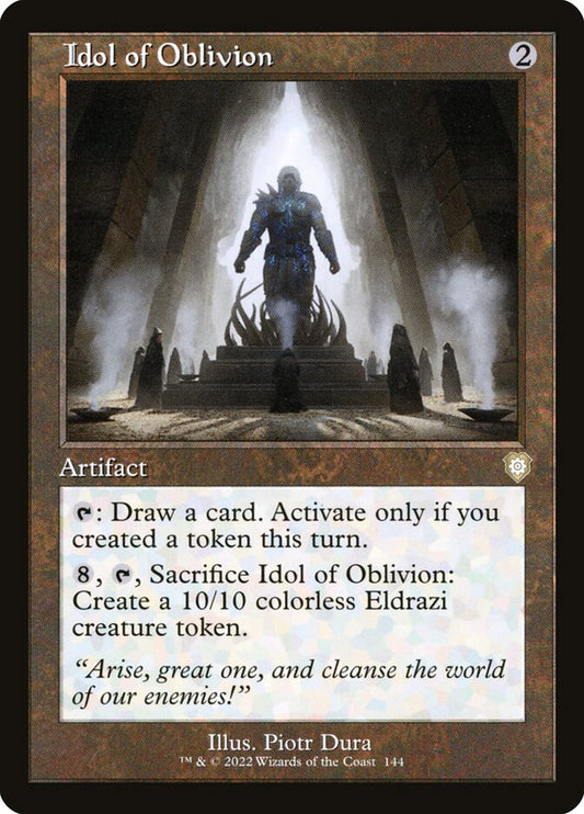 Idol of Oblivion (Retro Frame): The Brothers' War Commander