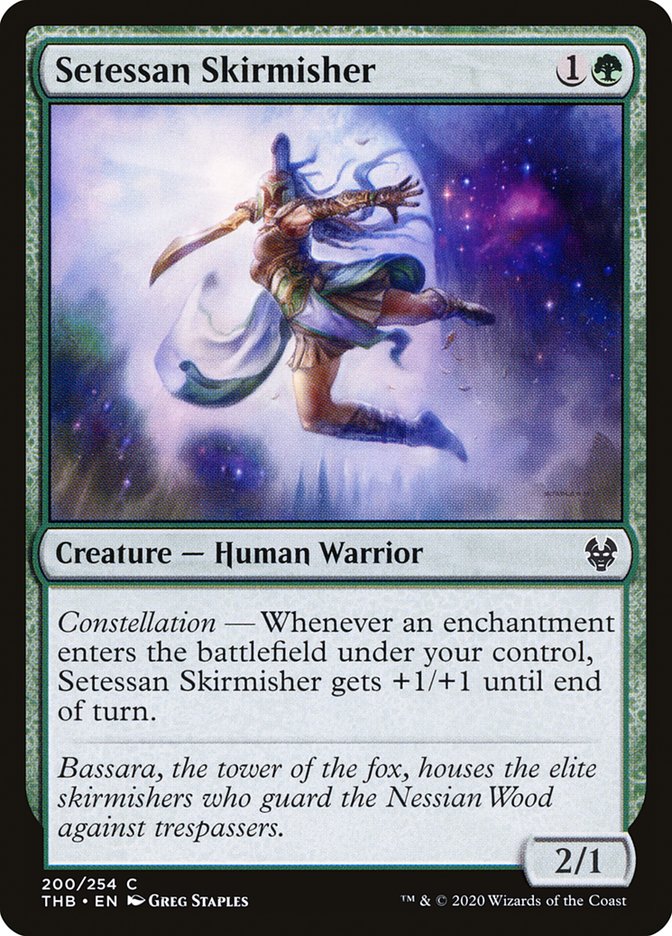 Setessan Skirmisher - (Foil): Theros Beyond Death