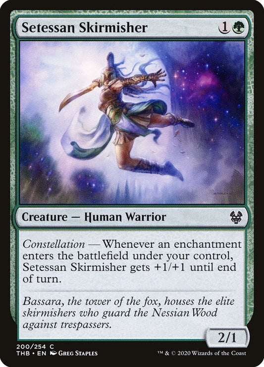 Setessan Skirmisher - (Foil): Theros Beyond Death