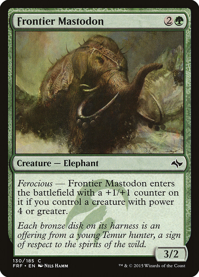 Frontier Mastodon: Fate Reforged