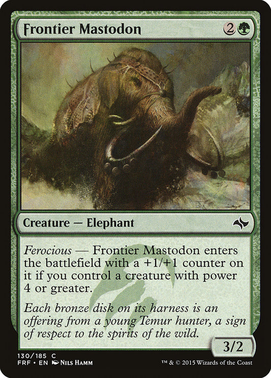 Frontier Mastodon: Fate Reforged