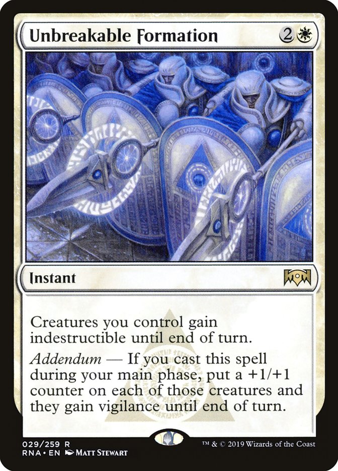 Unbreakable Formation: Ravnica Allegiance