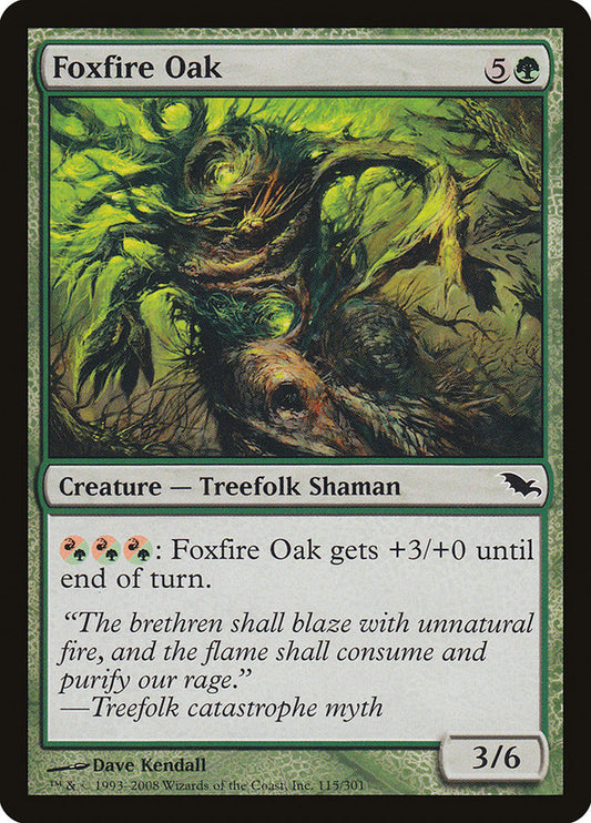 Foxfire Oak - (Foil): Shadowmoor