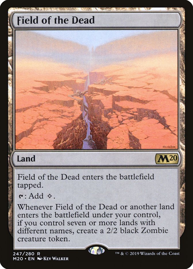 Field of the Dead - (Foil): Core Set 2020