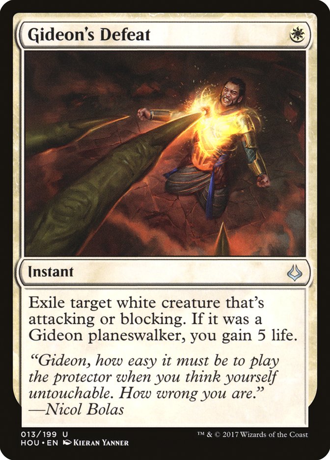 Gideon's Defeat - (Foil): Hour of Devastation