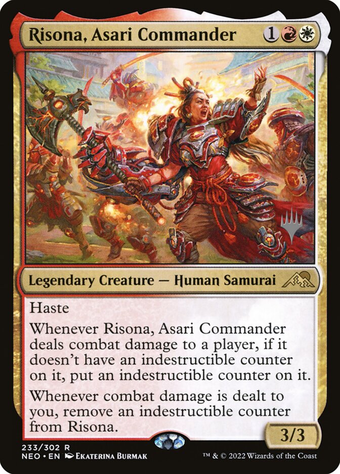 Risona, Asari Commander: Kamigawa: Neon Dynasty Promos