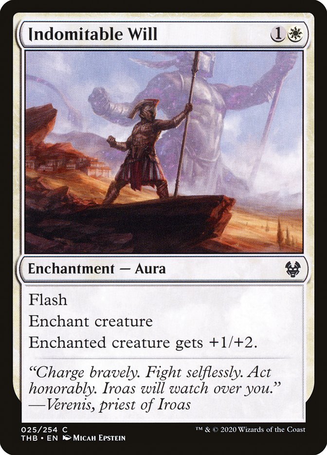 Indomitable Will - (Foil): Theros Beyond Death