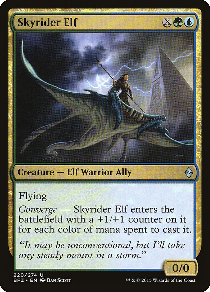 Skyrider Elf: Battle for Zendikar
