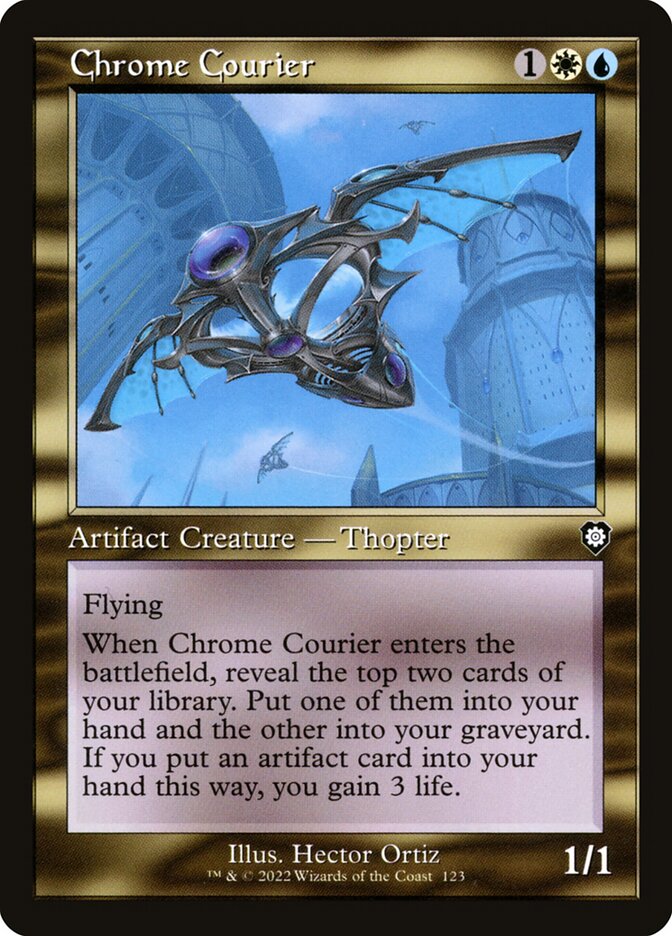 Chrome Courier (Retro Frame): The Brothers' War Commander