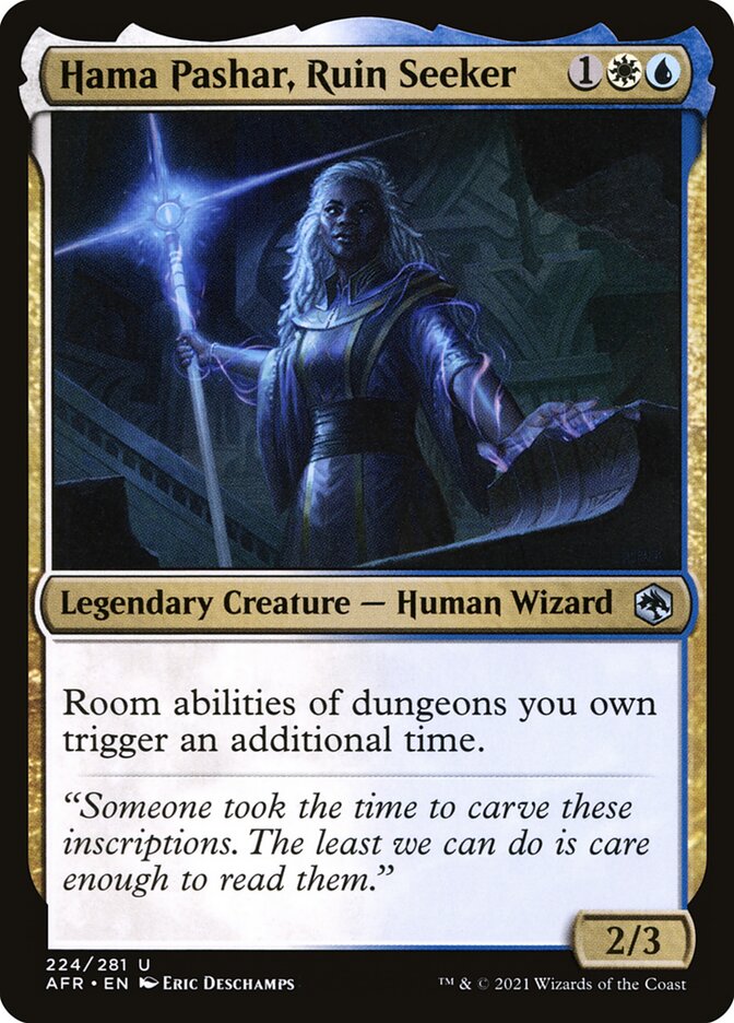 Hama Pashar, Ruin Seeker - (Foil): Adventures in the Forgotten Realms