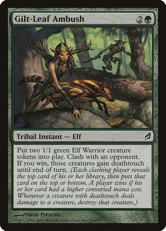 Gilt-Leaf Ambush - (Foil): Lorwyn
