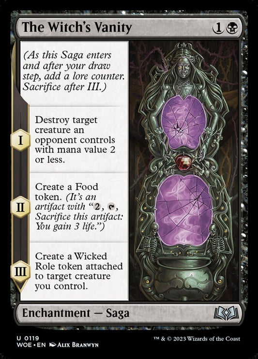 The Witch's Vanity - (Foil): Wilds of Eldraine