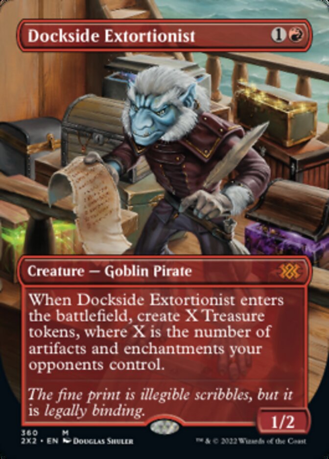 Dockside Extortionist (Borderless): Double Masters 2022