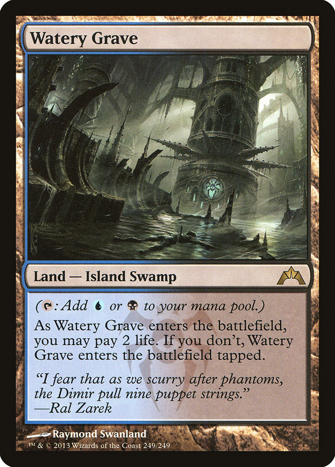 Watery Grave - (Foil): Gatecrash