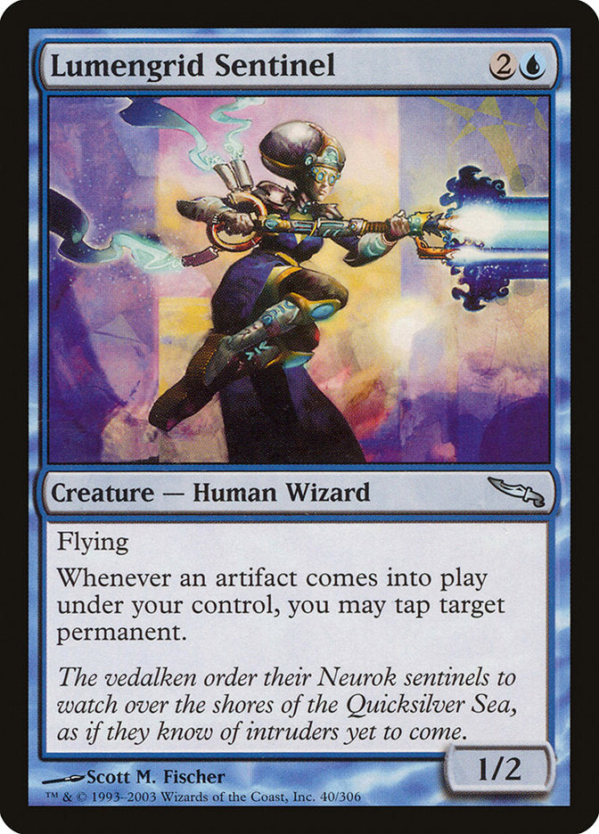 Lumengrid Sentinel - (Foil): Mirrodin