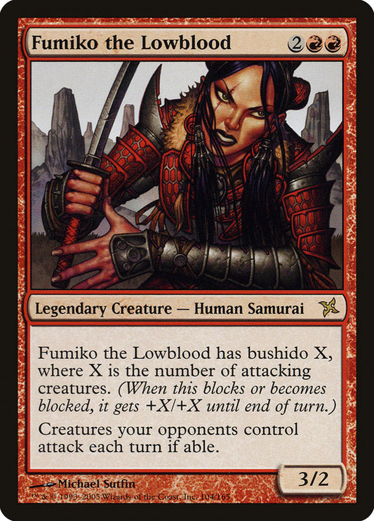 Fumiko the Lowblood - (Foil): Betrayers of Kamigawa