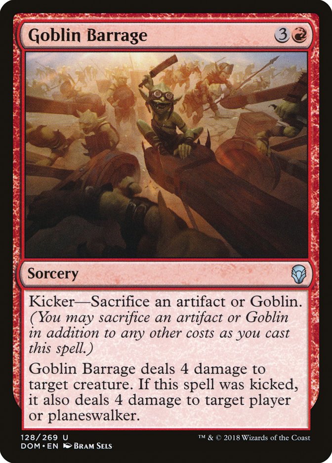 Goblin Barrage: Dominaria