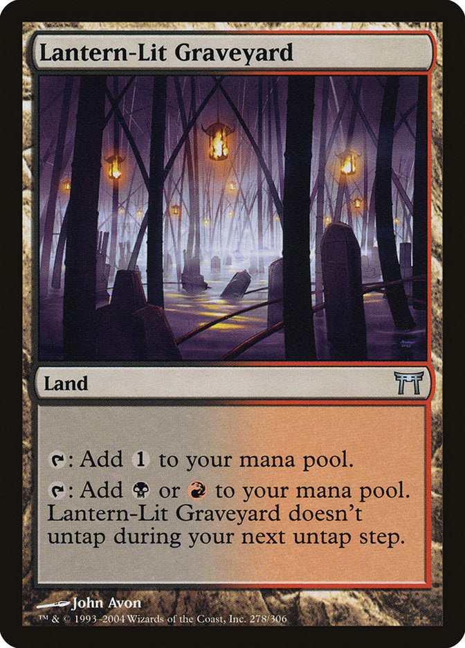 Lantern-Lit Graveyard: Champions of Kamigawa
