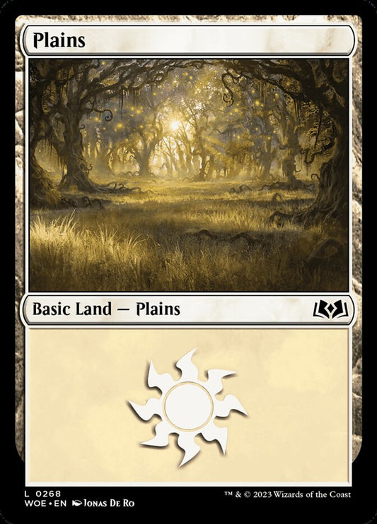 Plains (#268) - (Foil): Wilds of Eldraine