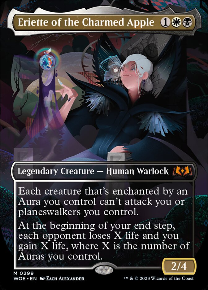 Eriette of the Charmed Apple (Borderless) - (Foil): Wilds of Eldraine