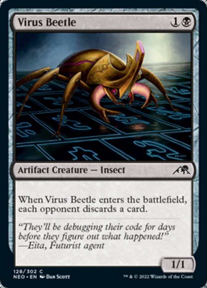Virus Beetle - (Foil): Kamigawa: Neon Dynasty