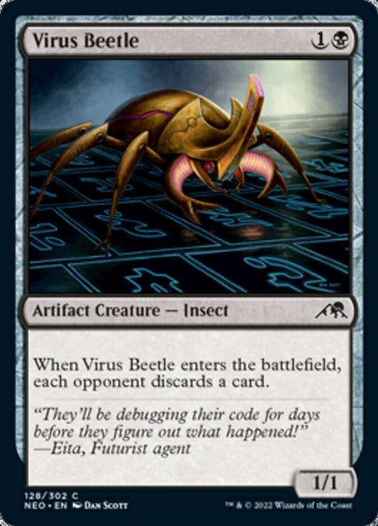 Virus Beetle - (Foil): Kamigawa: Neon Dynasty