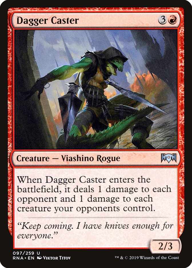 Dagger Caster - (Foil): Ravnica Allegiance