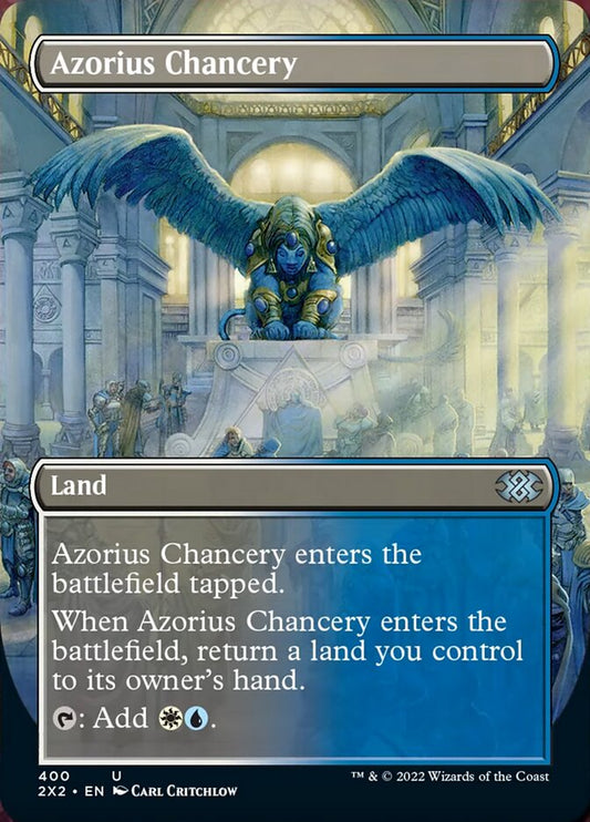 Azorius Chancery (Borderless): Double Masters 2022
