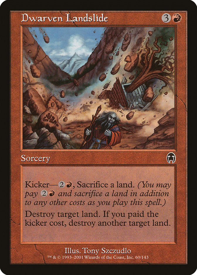 Dwarven Landslide - (Foil): Apocalypse