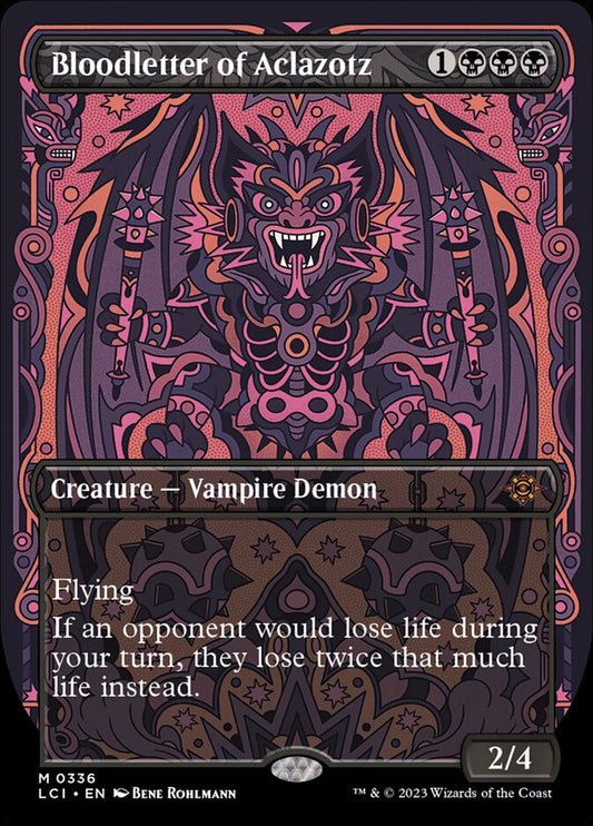 Bloodletter of Aclazotz (Borderless) - (Foil): Lost Caverns of Ixalan