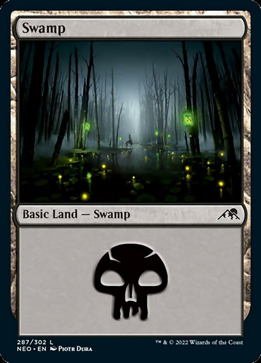 Swamp (#287): Kamigawa: Neon Dynasty