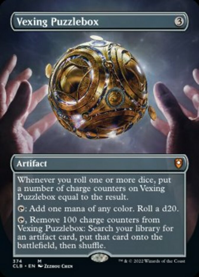 Vexing Puzzlebox (Borderless) - (Foil): Commander Legends: Battle for Baldur's Gate