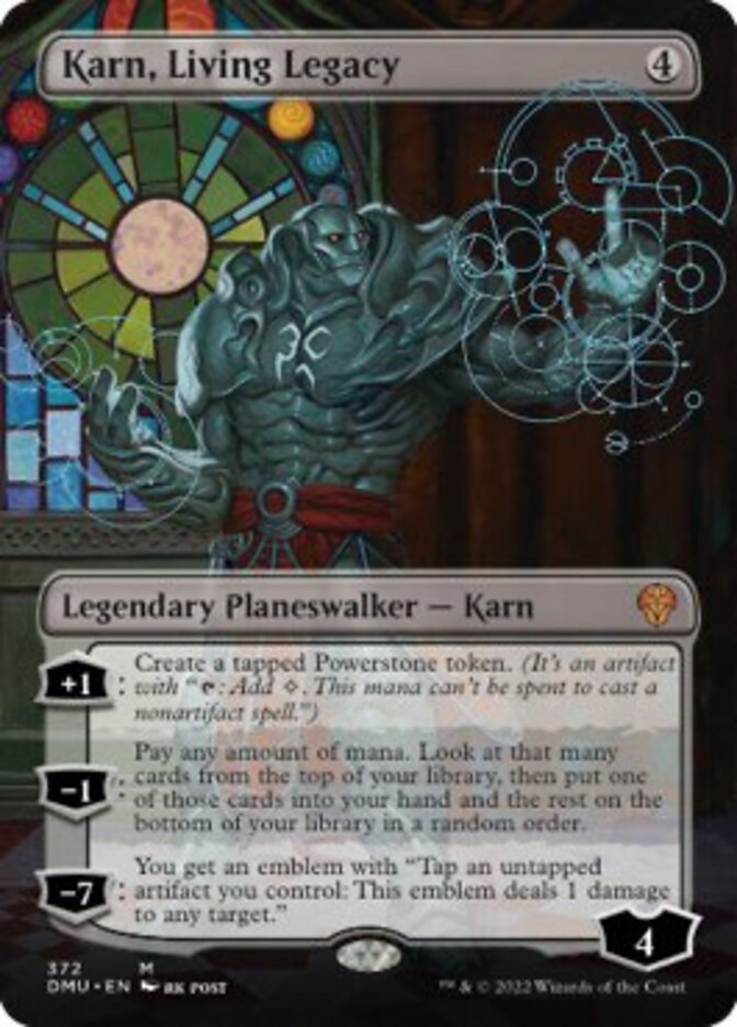 Karn, Living Legacy (Borderless): Dominaria United