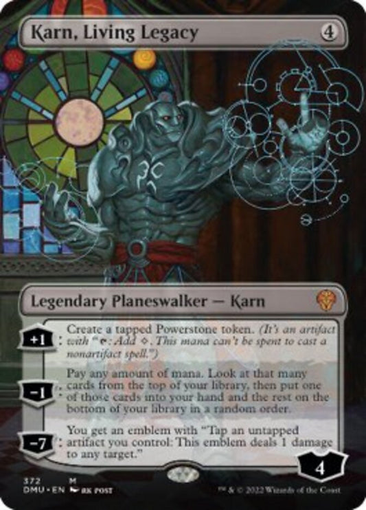 Karn, Living Legacy (Borderless): Dominaria United