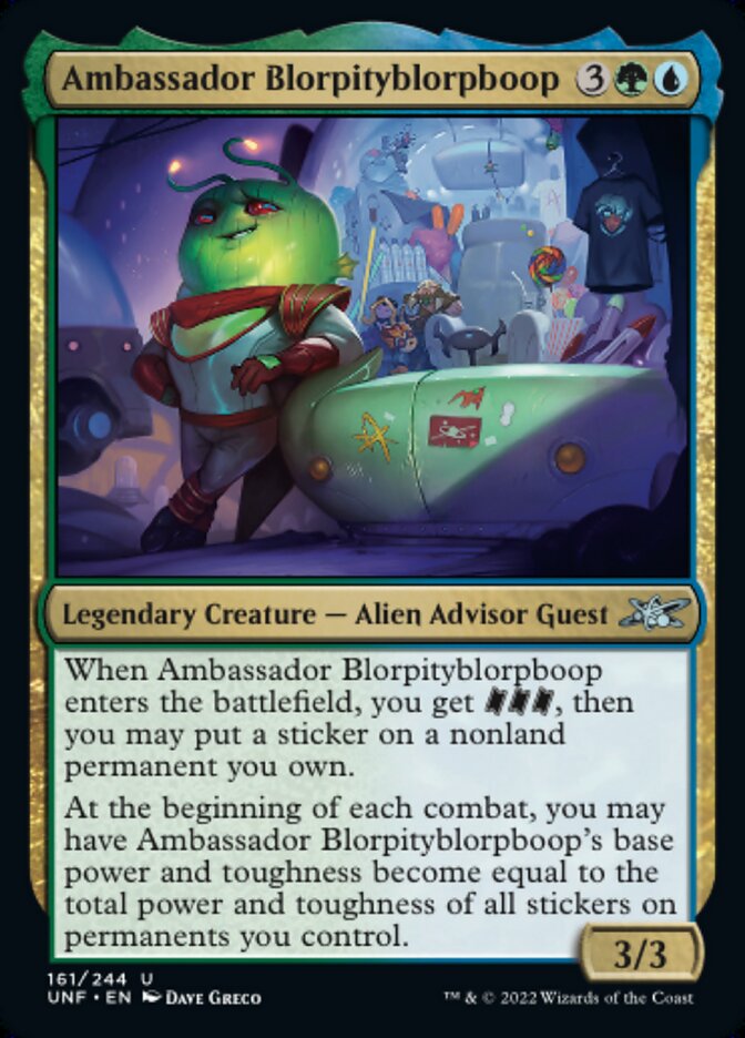 Ambassador Blorpityblorpboop - (Foil): Unfinity