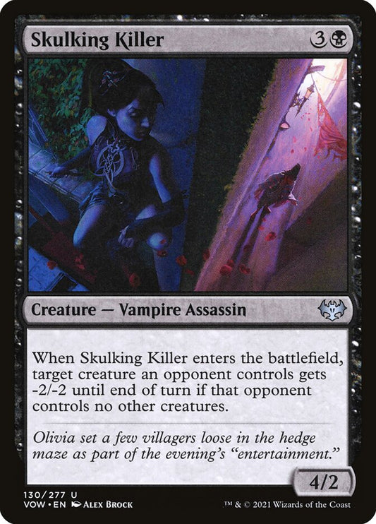 Skulking Killer - (Foil): Innistrad: Crimson Vow