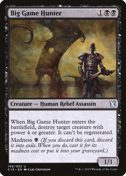 Big Game Hunter: Commander 2019