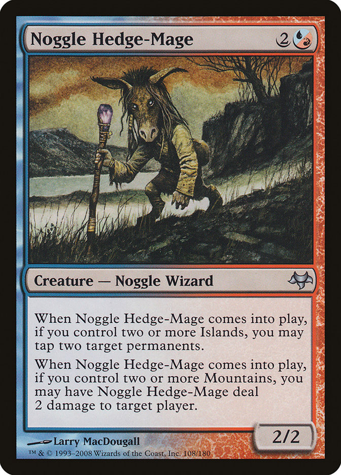 Noggle Hedge-Mage - (Foil): Eventide