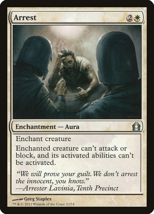 Arrest - (Foil): Return to Ravnica